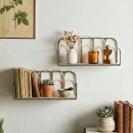 Étagère murale rotin métal 45cm | Hashtag Déco