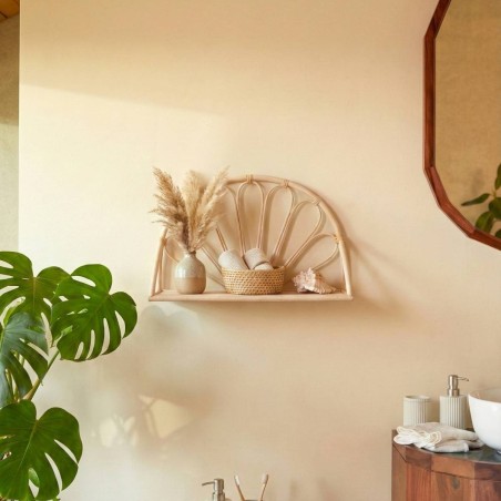 Étagère en arche rotin naturel | Hashtag Déco