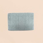 Tapis de bain vert coton 50x80cm | Hashtag Déco