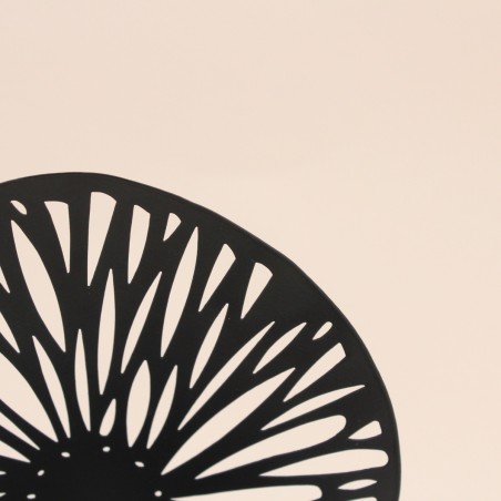 Lot de 2 photophores métal noir 14cm | Hashtag Déco