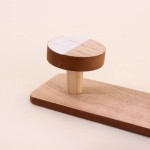 Porte manteau bois 34cm naturel | Hashtag Déco