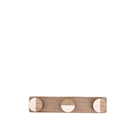 Porte manteau bois 34cm naturel | Hashtag Déco