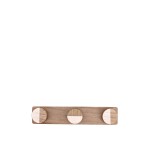Porte manteau bois 34cm naturel | Hashtag Déco