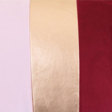 Coussin rectangulaire satiné bleu 30x50cm | Hashtag Déco