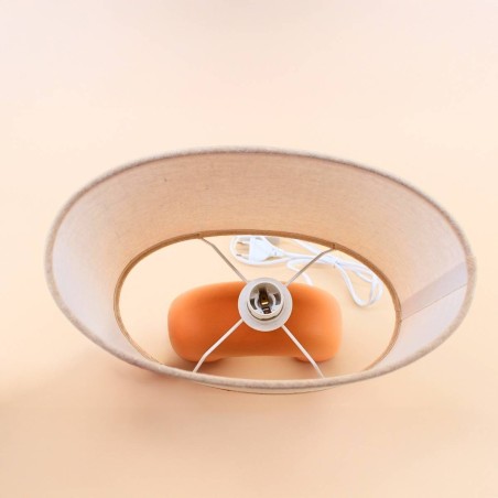 Lampe arche céramique terracotta élégante | Hashtag Déco