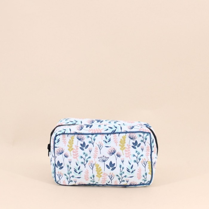 Trousse de toilette tissu imprimé fleuris | Hashtag Déco
