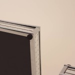 Plateau miroir argenté en métal 24x14cm | Hashtag Déco