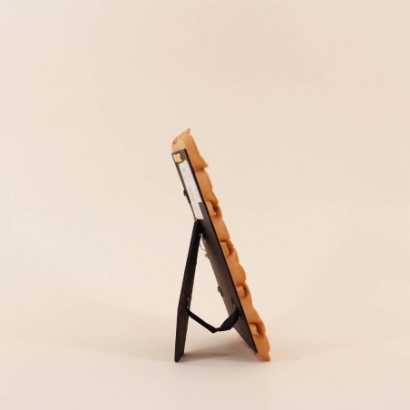 Cadre photo fleurs résine beige 10x15cm | Hashtag Déco