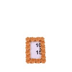 Cadre photo fleurs résine beige 10x15cm | Hashtag Déco