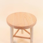 Tabouret bois clair naturel, charme épuré | Hashtag Déco