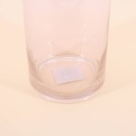 Vase en verre transparent 15x40cm, chic et moderne | Hashtag Déco