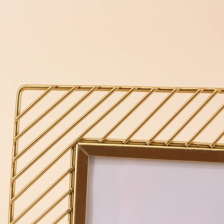 Cadre photo métal doré 10x15cm élégant | Hashtag Déco