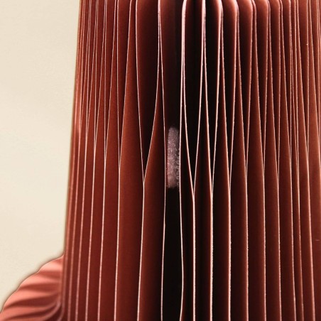 Vase pliable en papier rond noir | Hashtag Déco