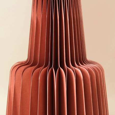 Vase pliable en papier rond noir | Hashtag Déco