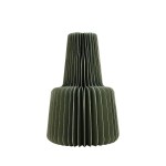 Vase pliable en papier rond noir | Hashtag Déco