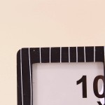 Cadre photo verre 10x15 rayé noir et blanc | Hashtag Déco