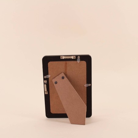 Cadre photo verre 10x15 rayé noir et blanc | Hashtag Déco