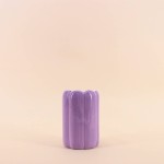 Vase festonné violet dolomite 15 cm | Hashtag Déco