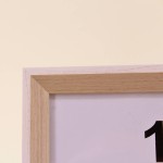 Cadre photo bicolore verre blanc naturel | Hashtag Déco