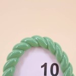 Cadre photo ovale vert en résine | Hashtag Déco