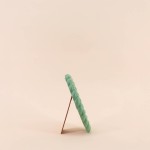 Cadre photo ovale vert en résine | Hashtag Déco