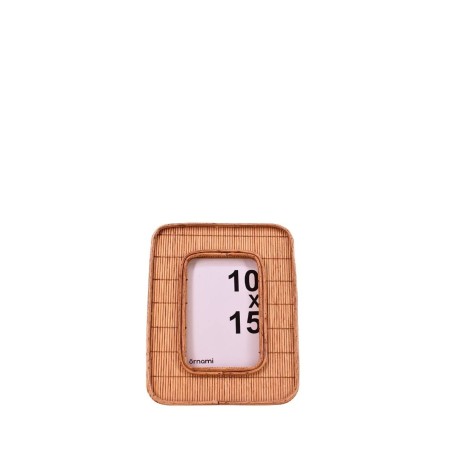 Cadre photo bambou beige 10x15 cm élégant | Hashtag Déco