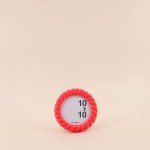 Cadre photo rond rose en résine 13,5cm | Hashtag Déco