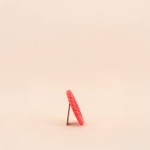 Cadre photo rond rose en résine 13,5cm | Hashtag Déco