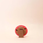 Cadre photo rond rose en résine 13,5cm | Hashtag Déco