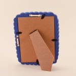 Cadre torsadé bleu en résine 13x18cm | Hashtag Déco