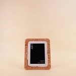 Cadre photo raphia beige 21x26cm | Hashtag Déco