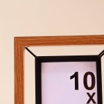 Cadre photo 3D métal noir moderne 10x15cm | Hashtag Déco