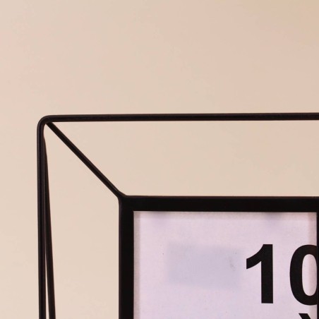 Cadre photo métal noir 10x15cm élégant | Hashtag Déco