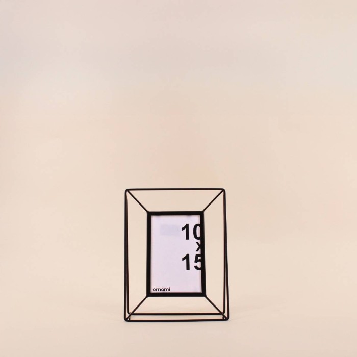 Cadre photo métal noir 10x15cm élégant | Hashtag Déco