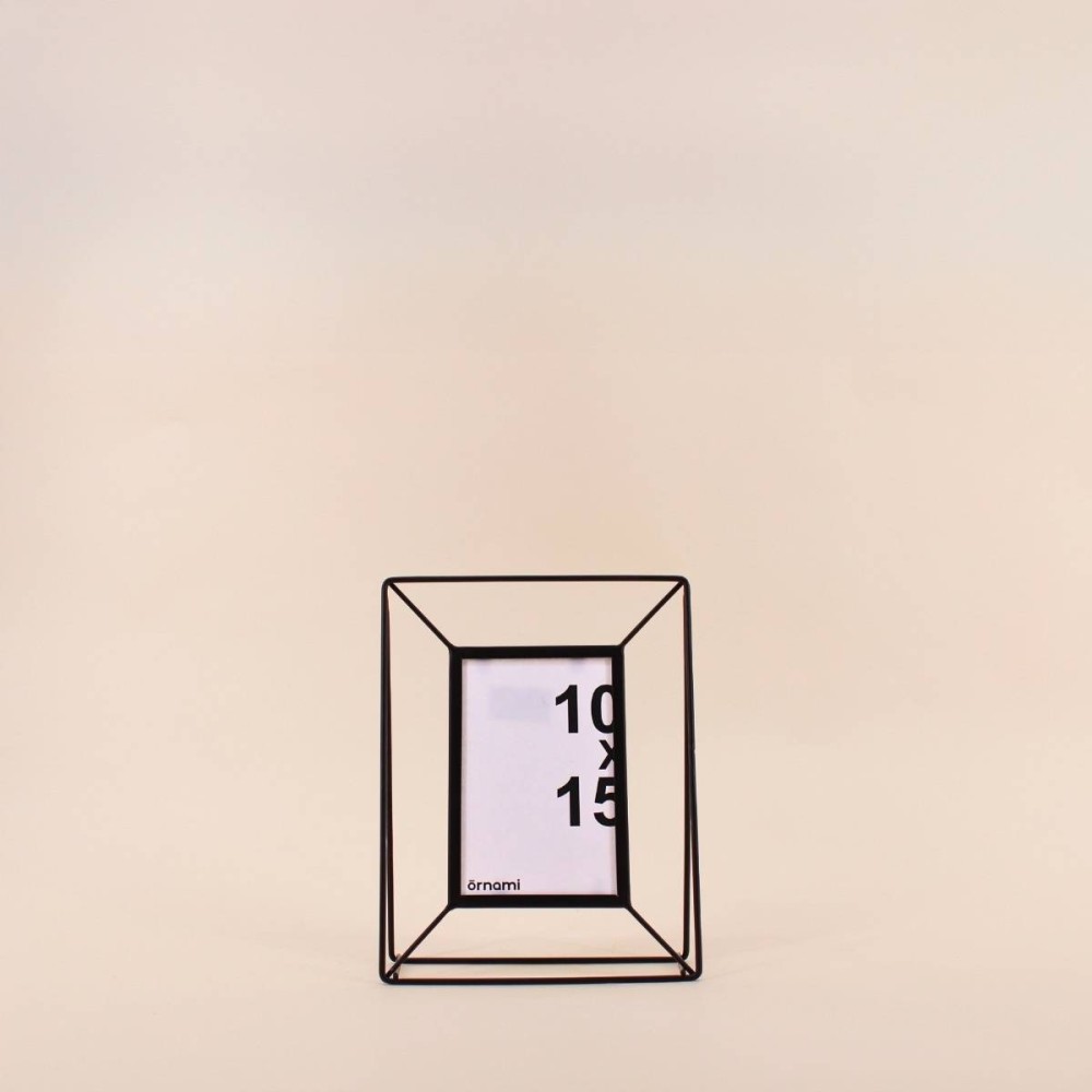 Cadre photo métal noir 10x15cm élégant | Hashtag Déco