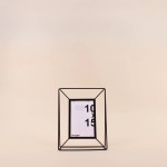 Cadre photo métal noir 10x15cm élégant | Hashtag Déco