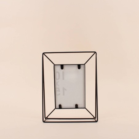 Cadre photo métal noir 10x15cm élégant | Hashtag Déco