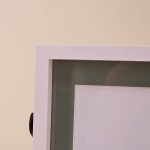 Cadre photo bicolore métal blanc noir | Hashtag Déco