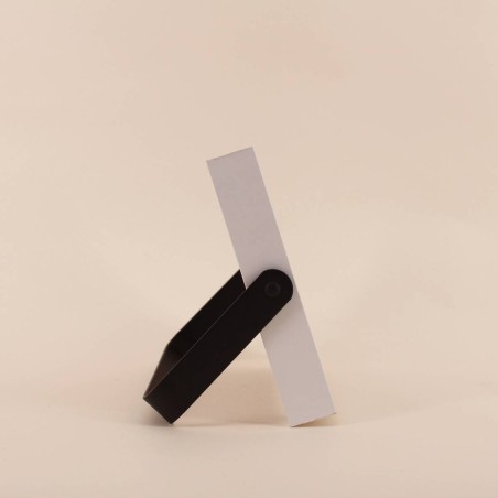 Cadre photo bicolore métal blanc noir | Hashtag Déco