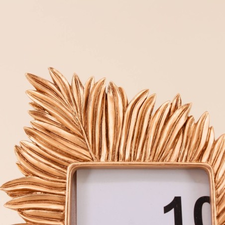 Cadre photo doré en résine 10x15cm | Hashtag Déco