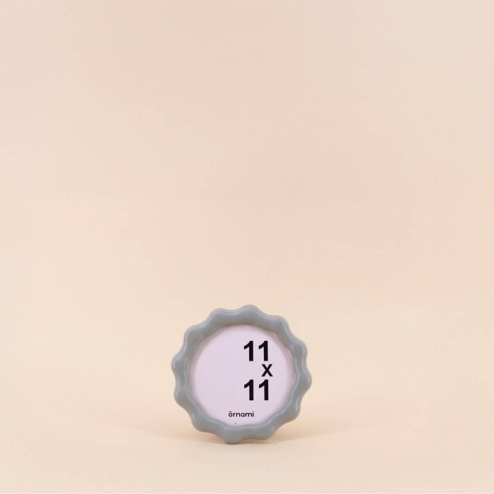 Cadre ondulé résine vert 13x13cm | Hashtag Déco