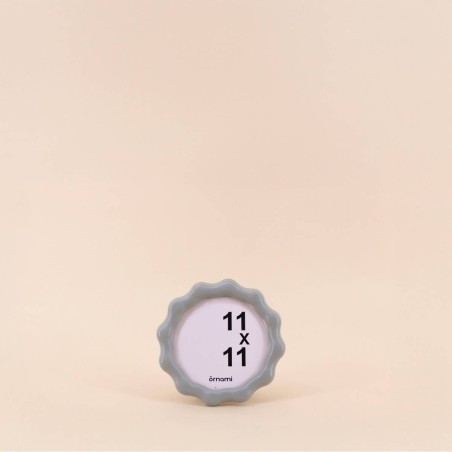 Cadre ondulé résine vert 13x13cm | Hashtag Déco