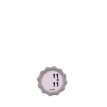 Cadre ondulé résine vert 13x13cm | Hashtag Déco