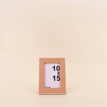 Cadre photo relief beige MDF 10x15cm | Hashtag Déco