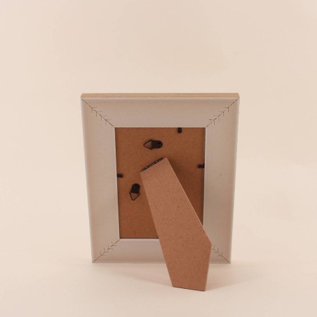 Cadre photo tressé marron naturel 10x15cm | Hashtag Déco