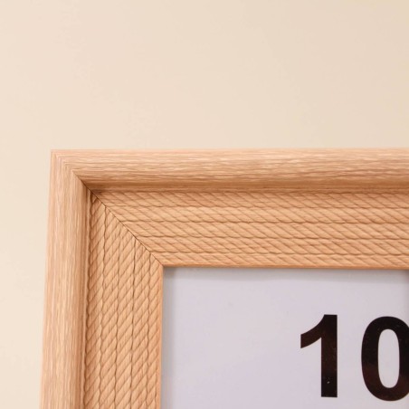 Cadre photo tressé marron naturel 10x15cm | Hashtag Déco