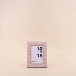 Cadre photo naturel strié beige en MDF | Hashtag Déco