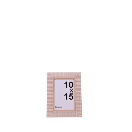 Cadre photo naturel strié beige en MDF | Hashtag Déco