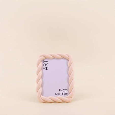 Cadre photo torsadé 13x18cm en MDF | Hashtag Déco