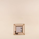 Cadre photo laiton doré 10x10cm élégant | Hashtag Déco